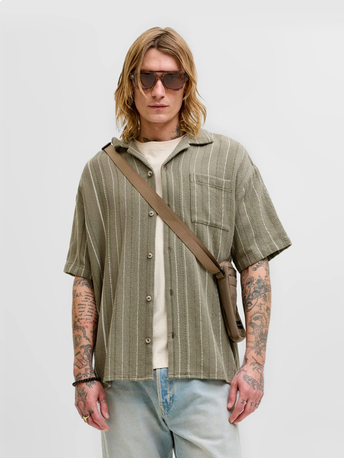 CAMISA MANGA CORTA ALGODÓN HOMBRE JACK & JONES - 1