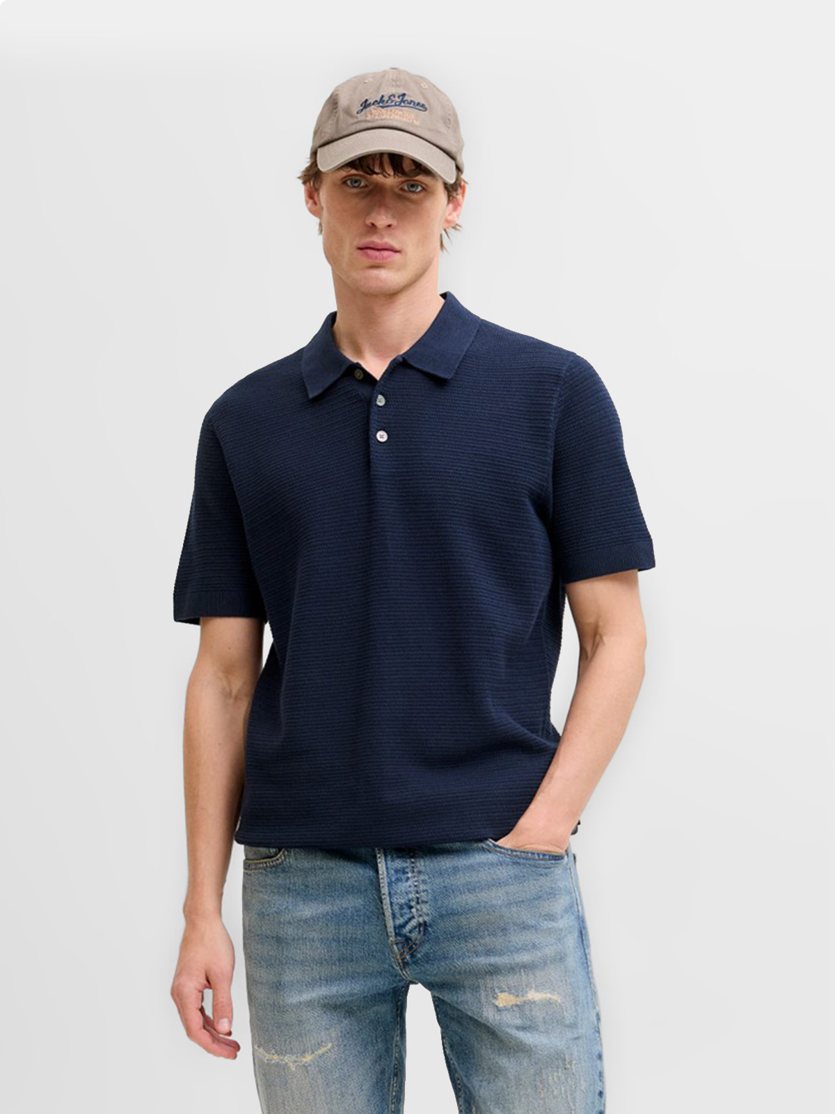POLO MANGA CORTA ALGODÓN HOMBRE JACK & JONES - 1