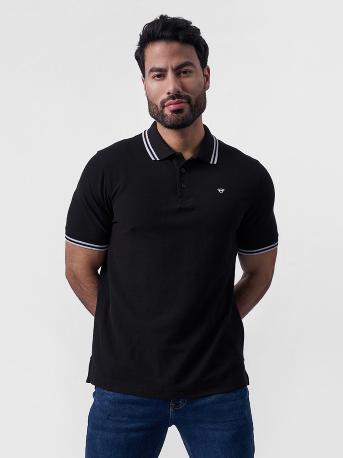 POLO BOX FIT MANGA CORTA HOMBRE BRONCO DANN - 1