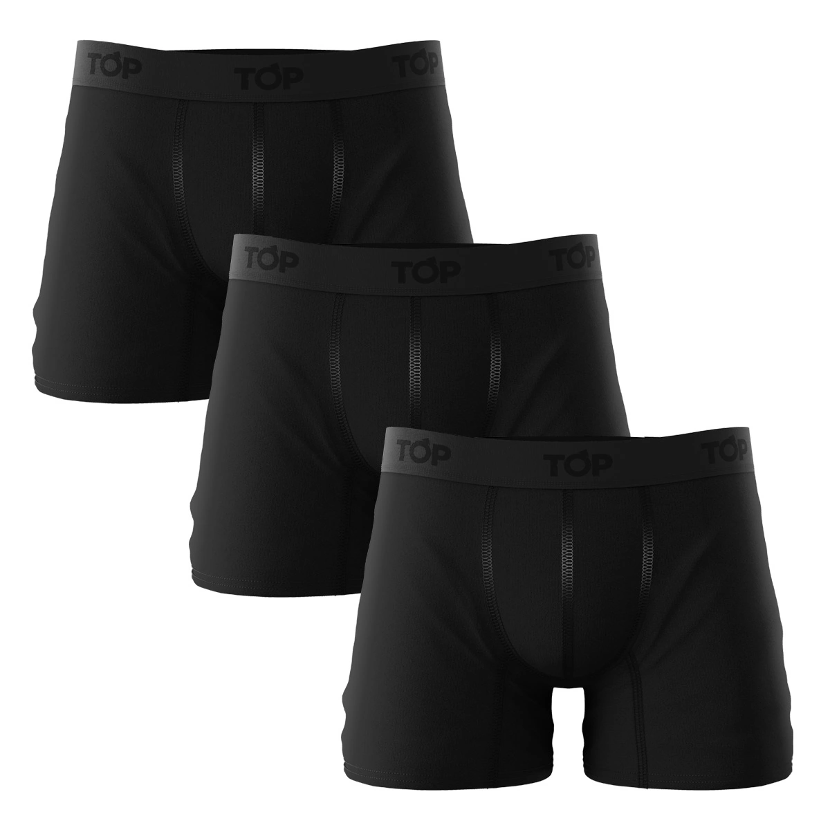 PACK X3 BÓXERS MEDIO ALGODÓN HOMBRE TOP 208P3 - 1