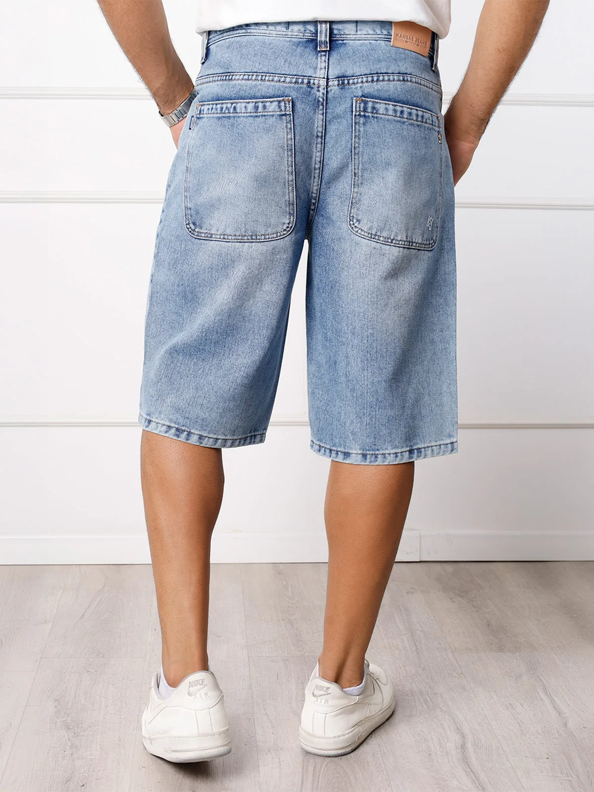 BERMUDA BAGGY FIT HOMBRE KANSAS DENIM ELIO - 2