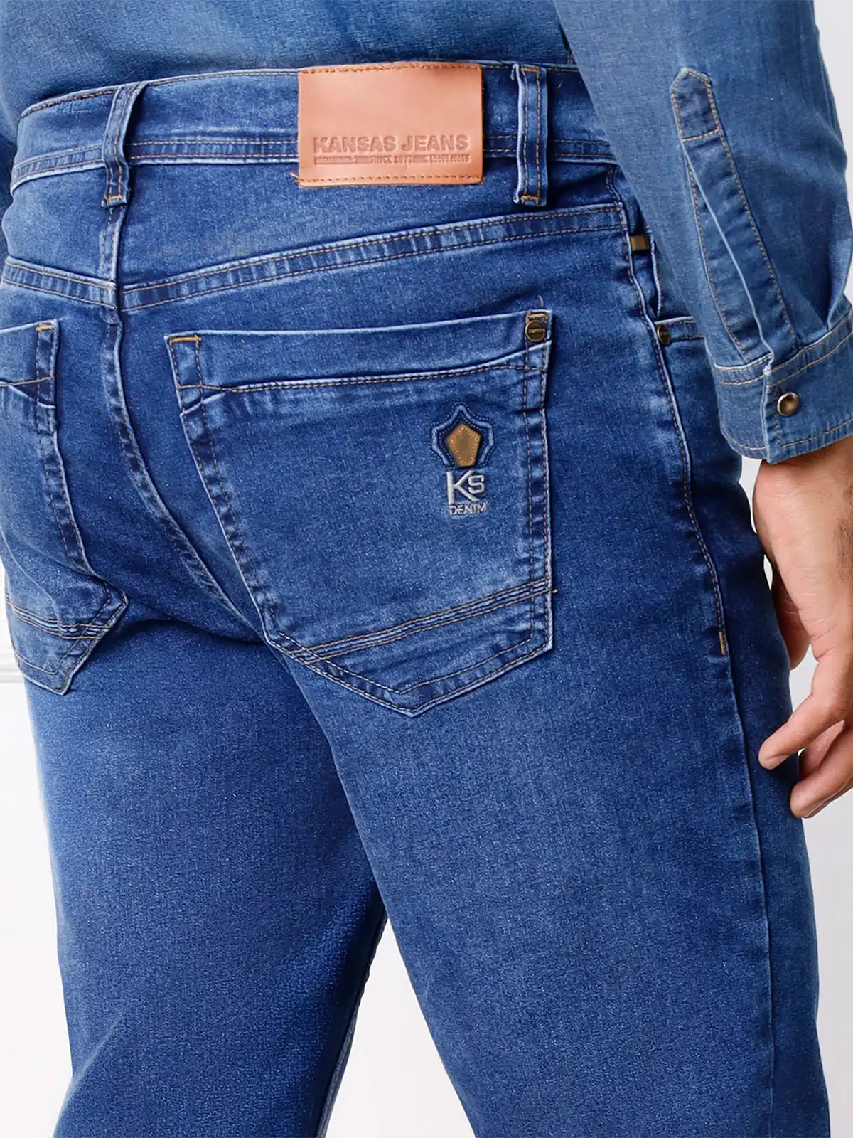 JEAN SLIM FIT HOMBRE KANSAS CAMILO ALGODÓN - 4