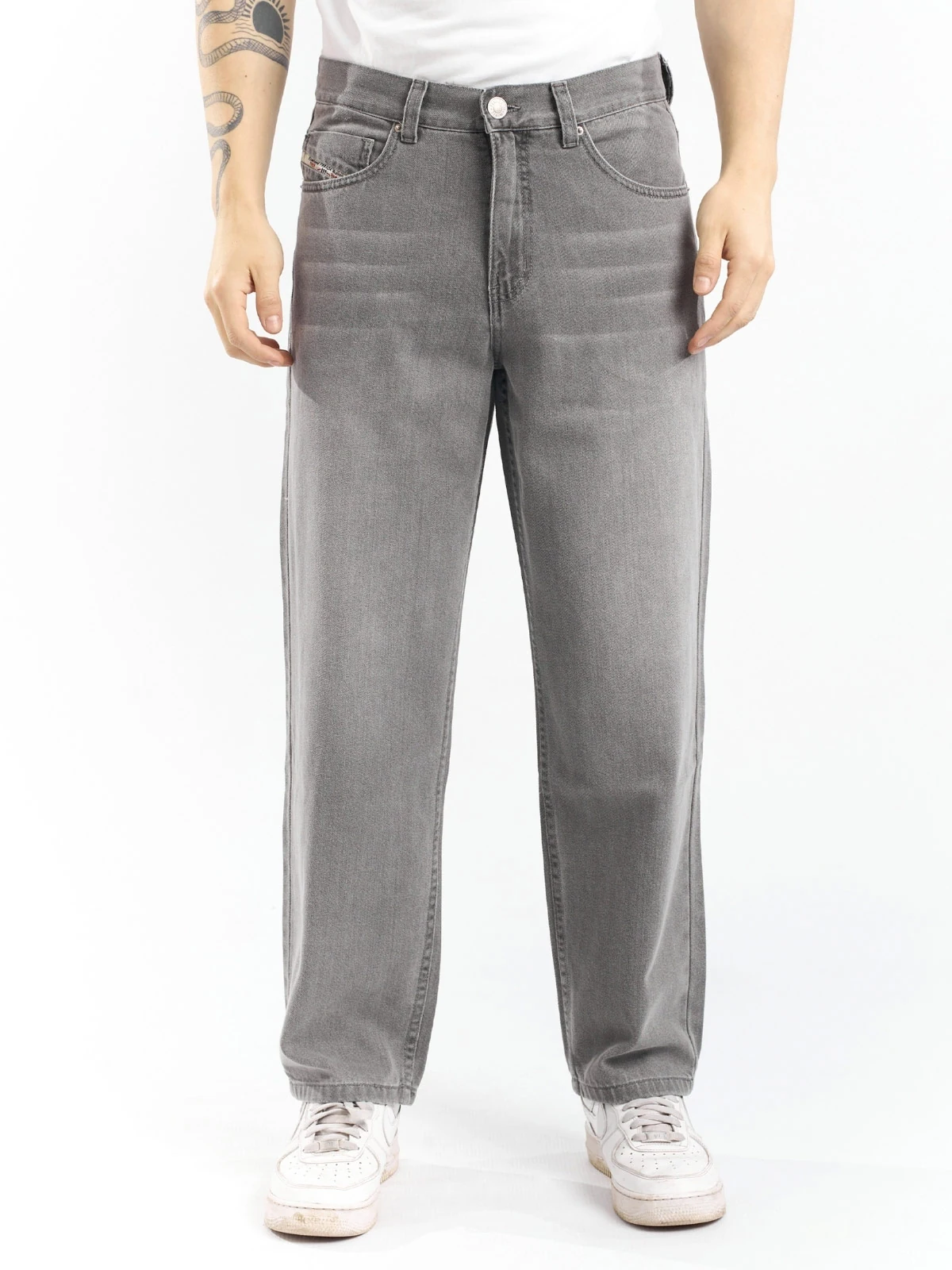 JEAN BAGGY FIT HOMBRE PARADA 111 ALGODÓN OLIVER - 2
