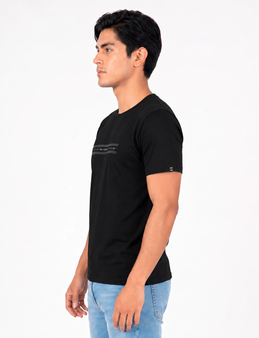 POLO MANGA CORTA ALGODÓN HOMBRE BLACKOUT CUELLO REDONDO - 2