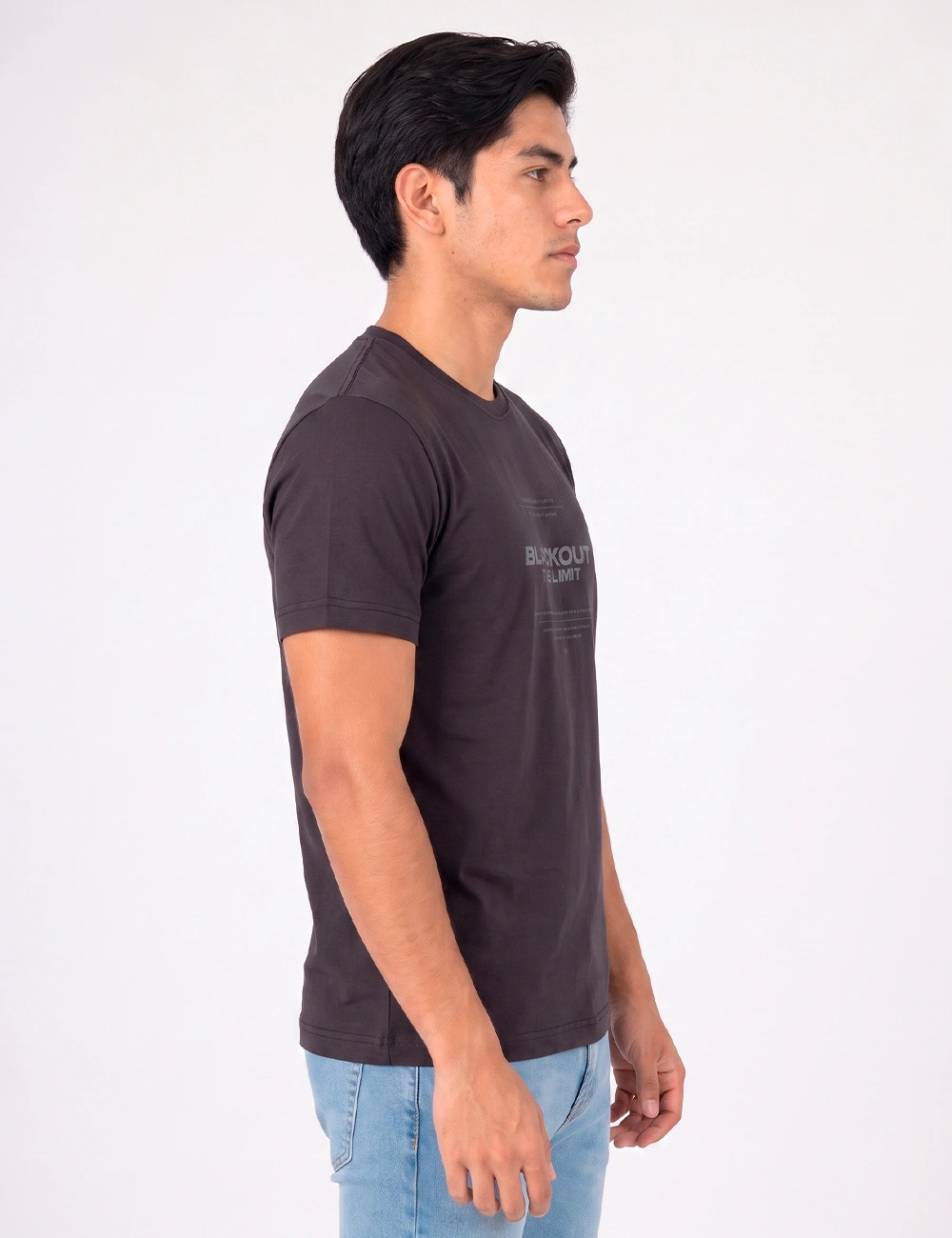 POLO MANGA CORTA ALGODÓN HOMBRE BLACKOUT CUELLO REDONDO - 3