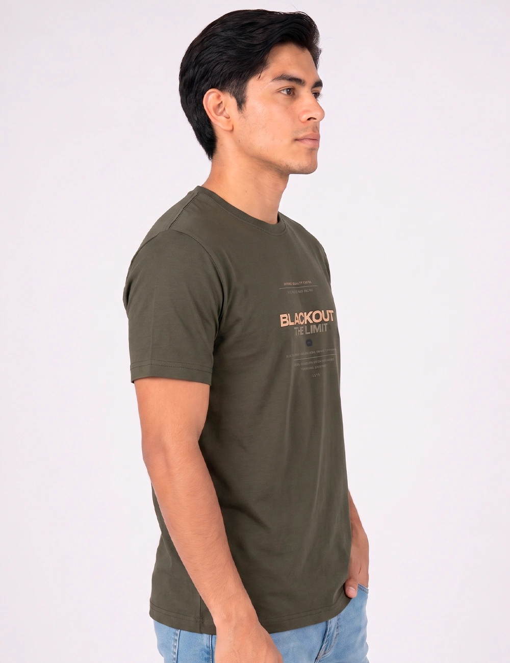 POLO MANGA CORTA ALGODÓN HOMBRE BLACKOUT CUELLO REDONDO - 3