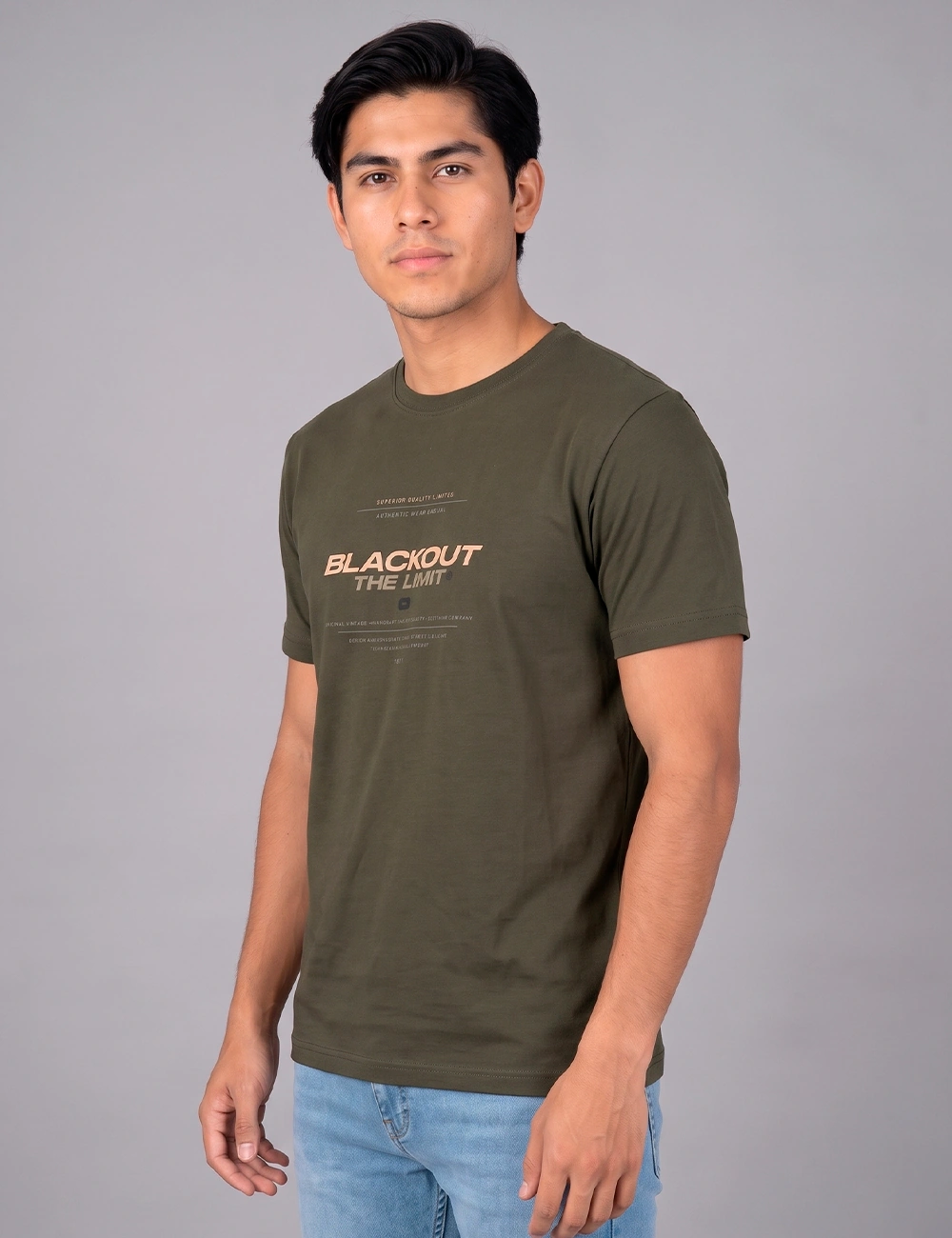 POLO MANGA CORTA ALGODÓN HOMBRE BLACKOUT CUELLO REDONDO - 2