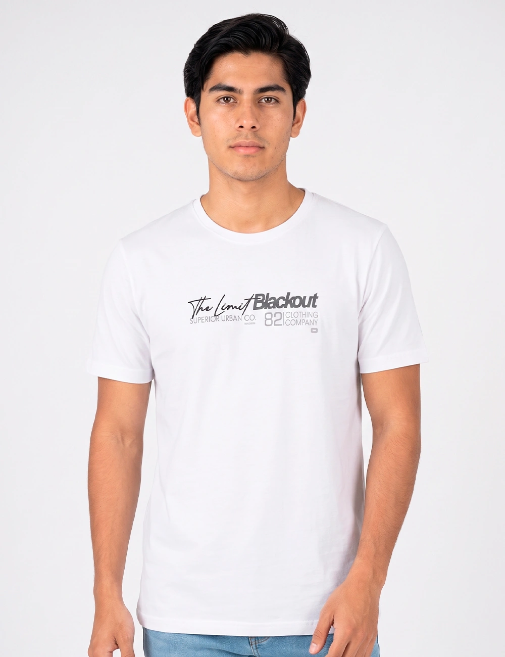 POLO MANGA CORTA ALGODÓN HOMBRE BLACKOUT CUELLO REDONDO - 1
