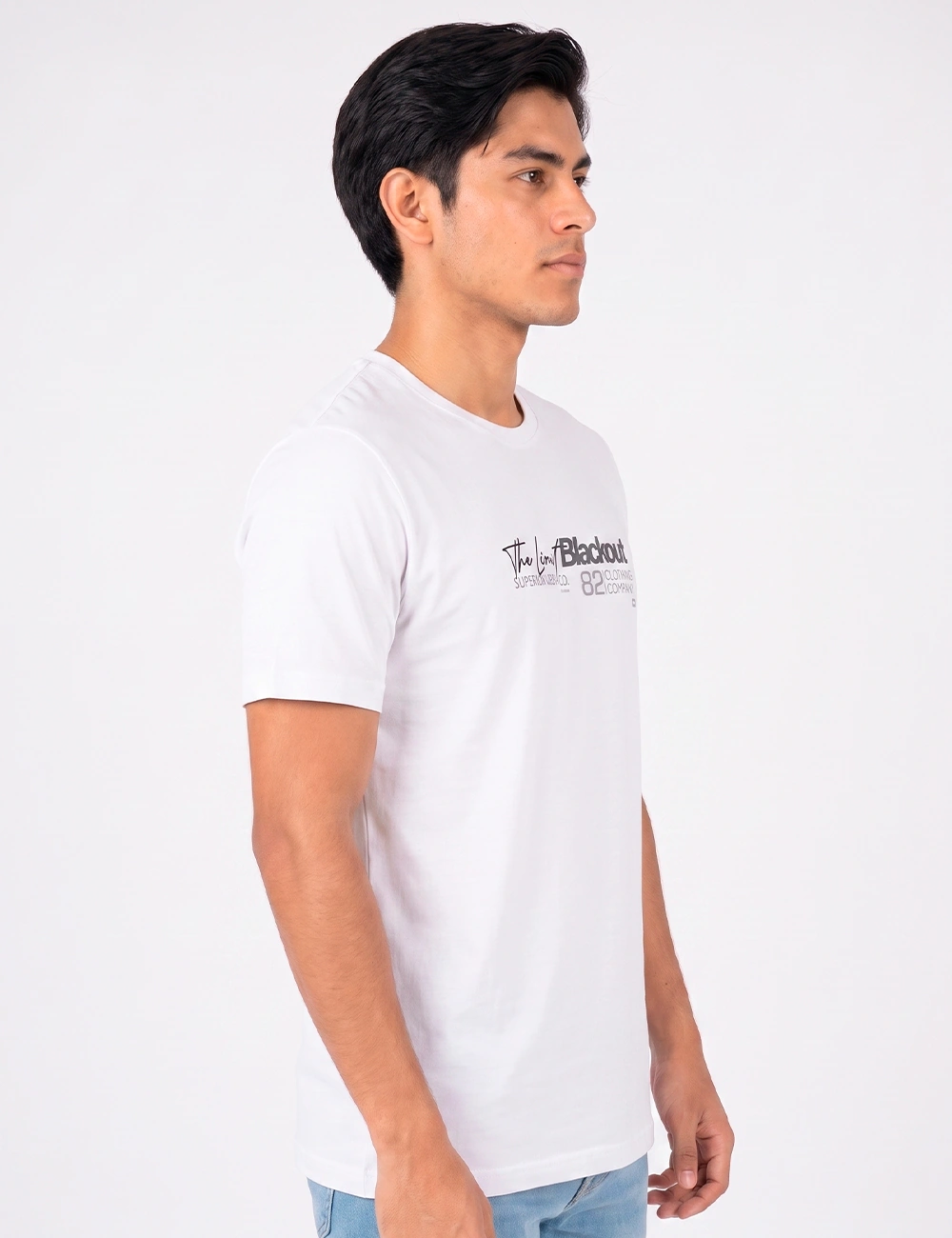 POLO MANGA CORTA ALGODÓN HOMBRE BLACKOUT CUELLO REDONDO - 3