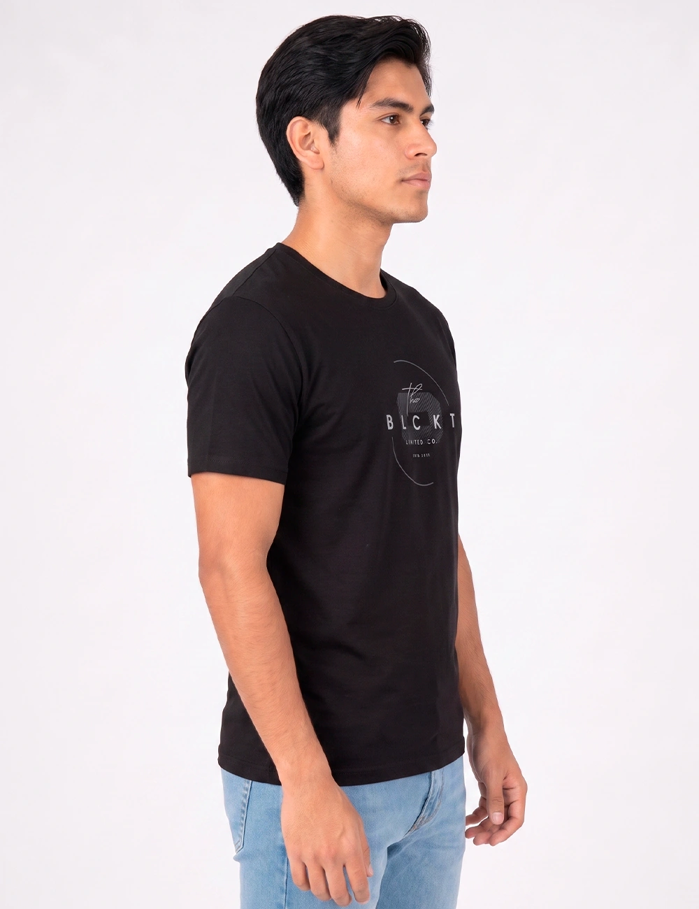 POLO MANGA CORTA ALGODÓN HOMBRE BLACKOUT CUELLO REDONDO - 3