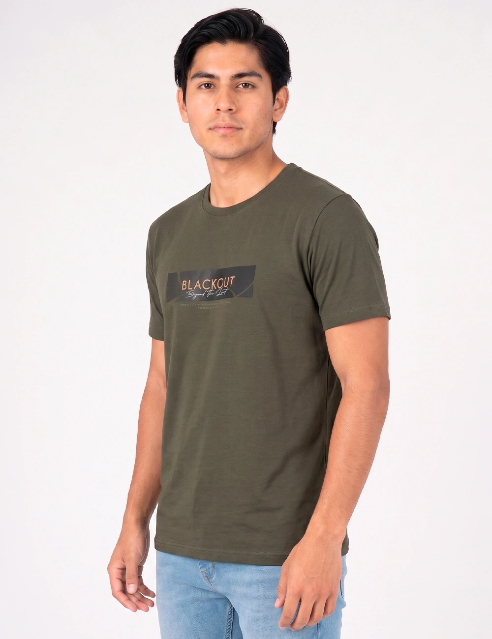 POLO MANGA CORTA ALGODÓN HOMBRE BLACKOUT CUELLO REDONDO - 2