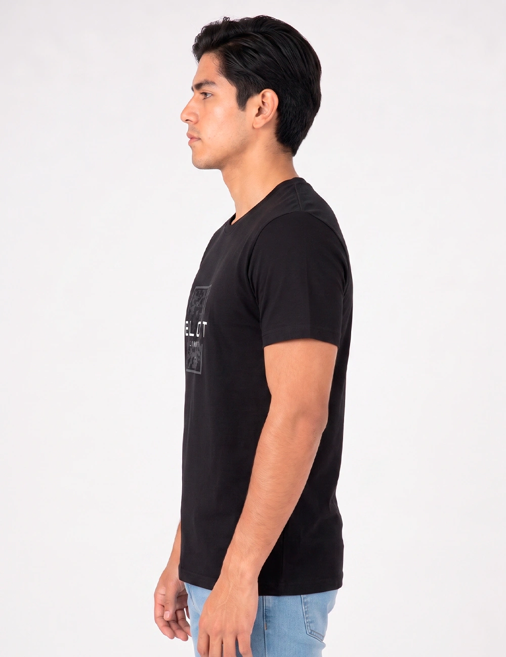 POLO MANGA CORTA ALGODÓN HOMBRE BLACKOUT CUELLO REDONDO - 2