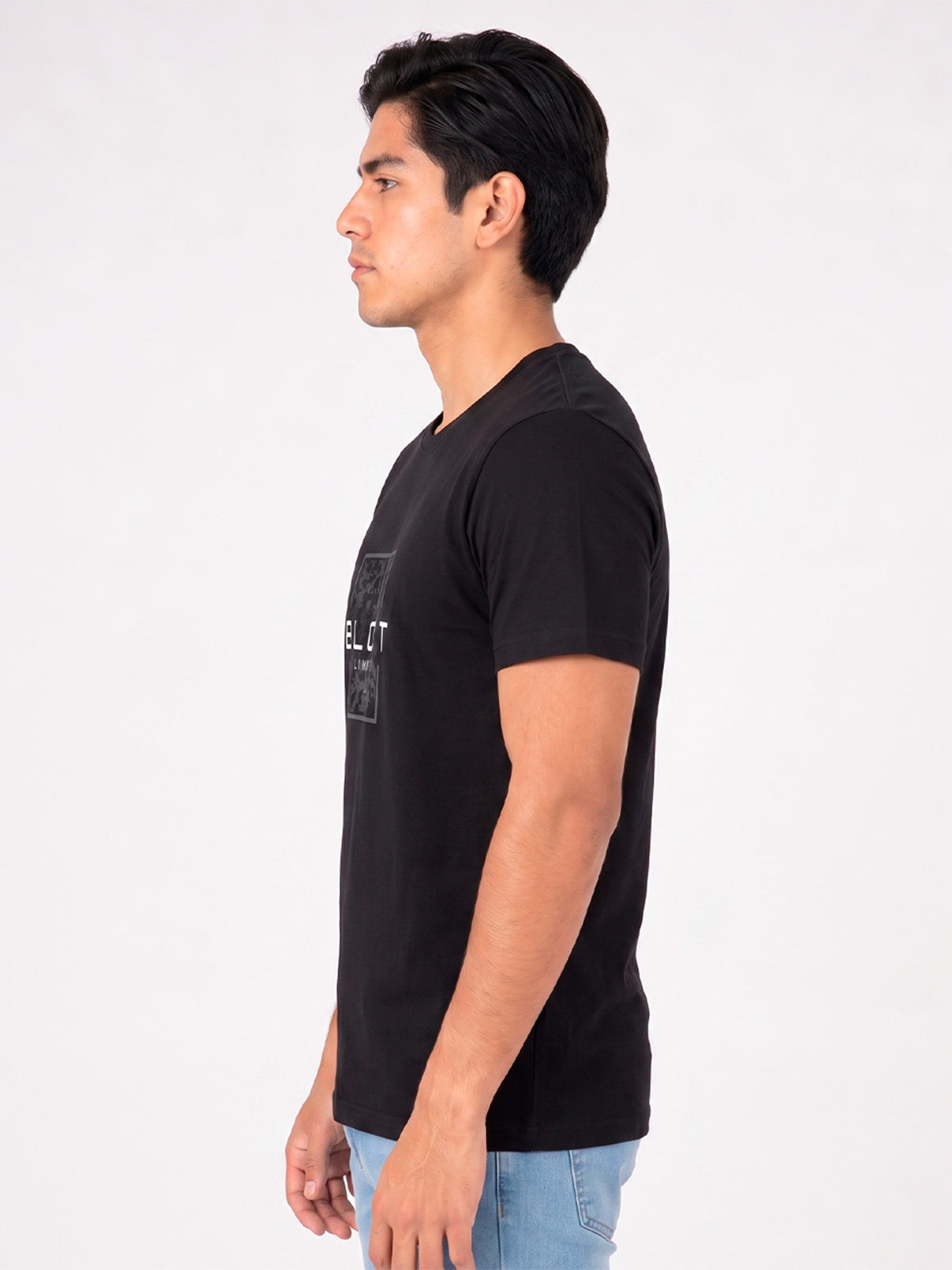 POLO MANGA CORTA ALGODÓN HOMBRE BLACKOUT CUELLO REDONDO - 4