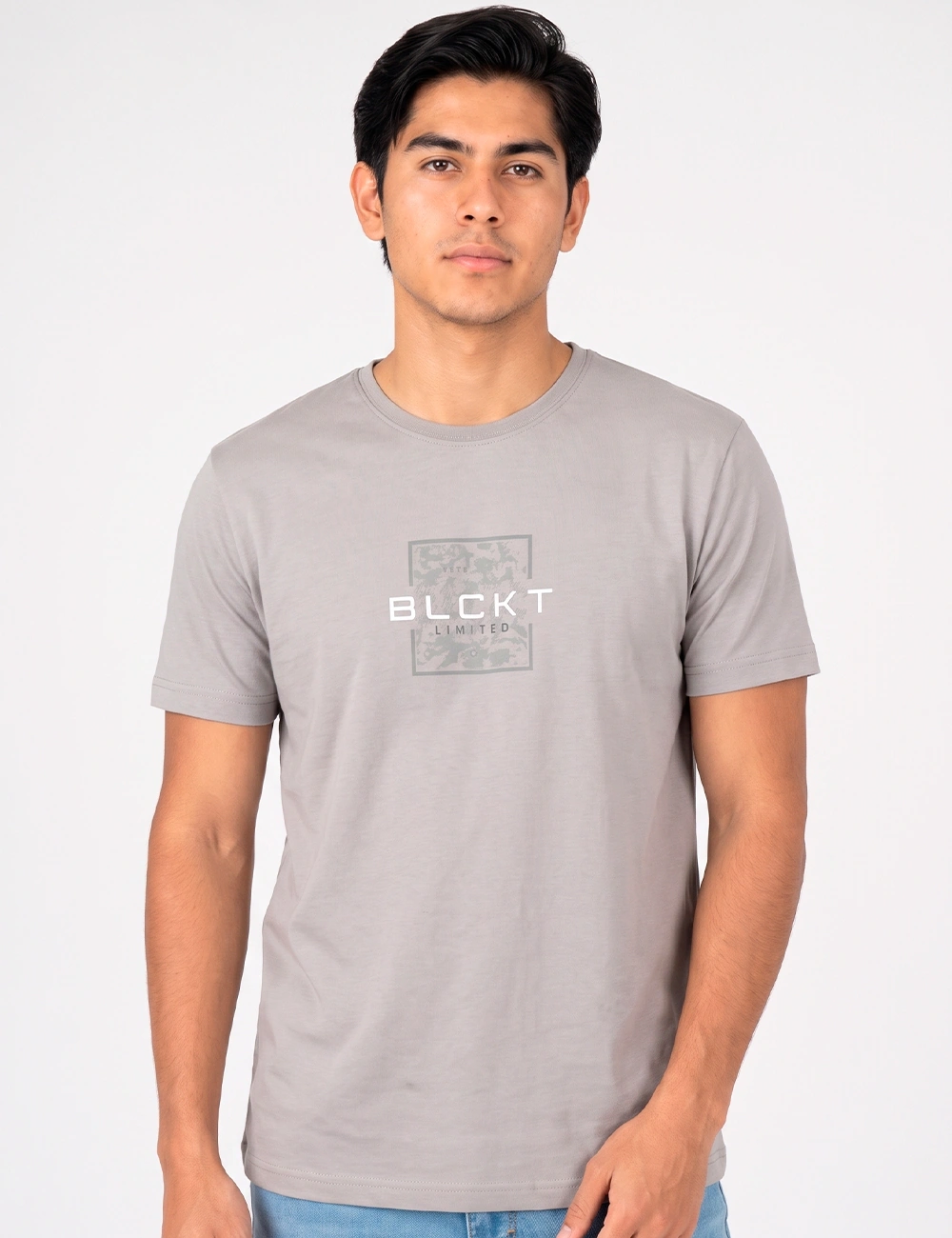 POLO MANGA CORTA ALGODÓN HOMBRE BLACKOUT CUELLO REDONDO - 1