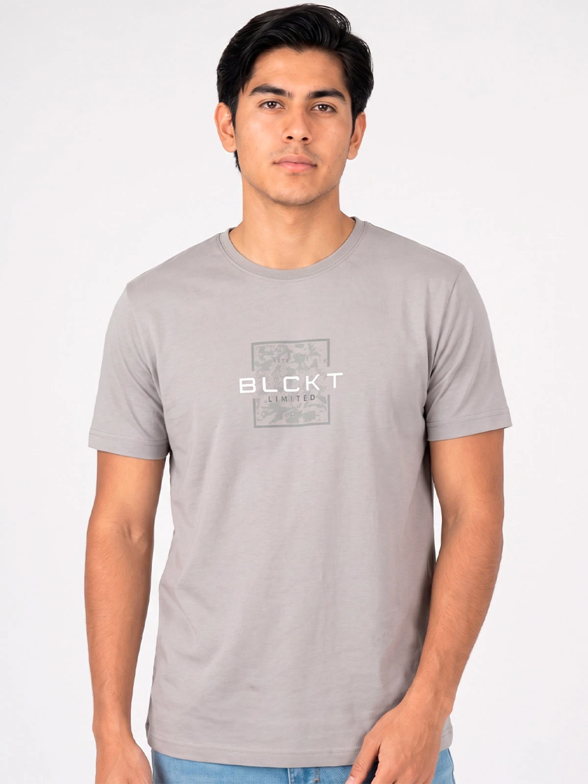 POLO MANGA CORTA ALGODÓN HOMBRE BLACKOUT CUELLO REDONDO - 1