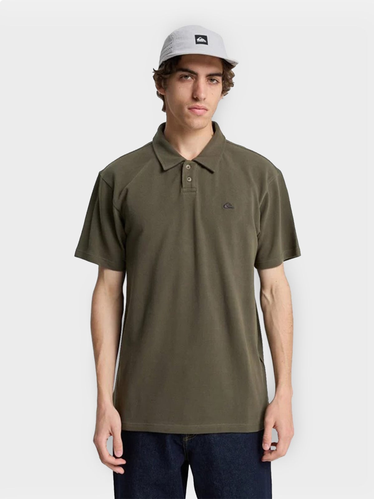 POLO MANGA CORTA HOMBRE QUIKSILVER PIQUE ALGODÓN - 1