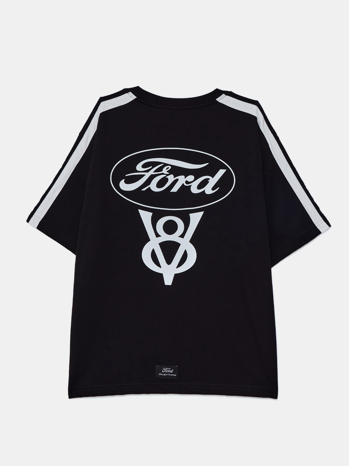 POLO MANGA CORTA ALGODÓN HOMBRE INDEX OVERSIZE FORD NEGRO - 2