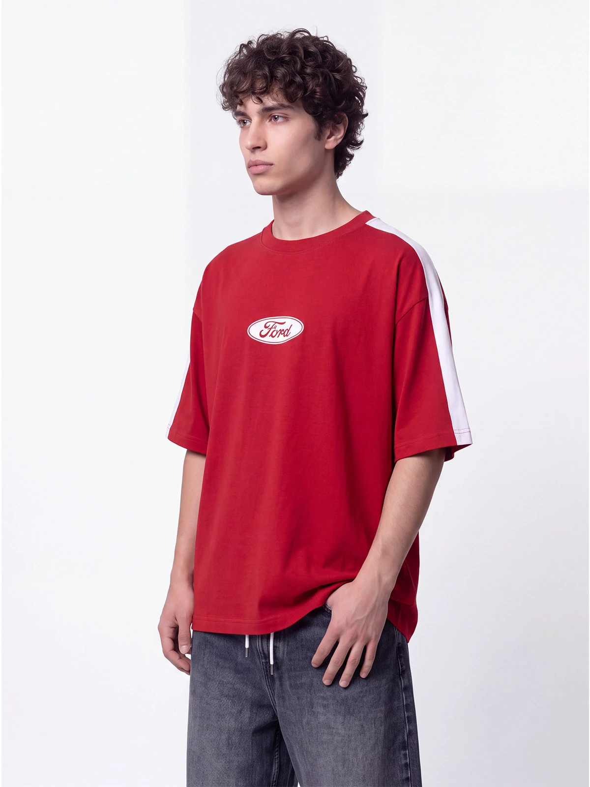 POLO MANGA CORTA ALGODÓN HOMBRE INDEX OVERSIZE FORD - 1