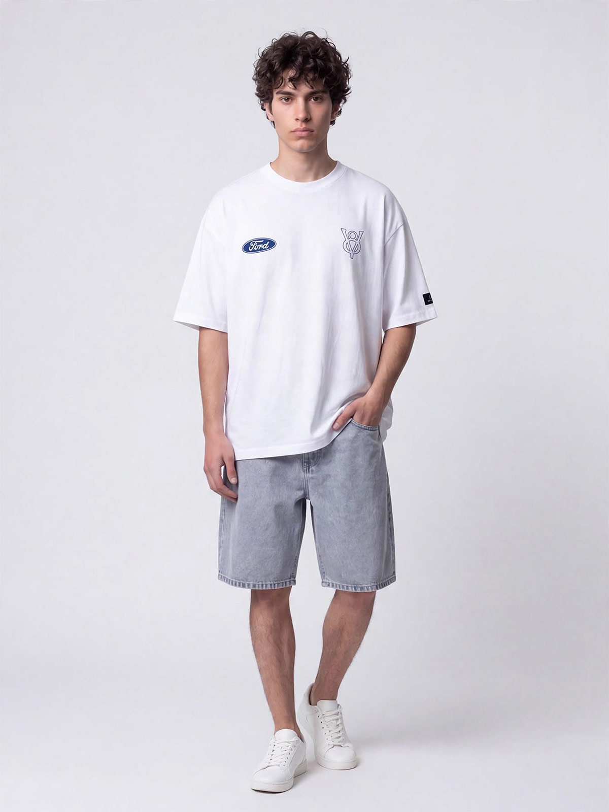 POLO MANGA CORTA ALGODÓN HOMBRE INDEX OVERSIZE FORD - 4