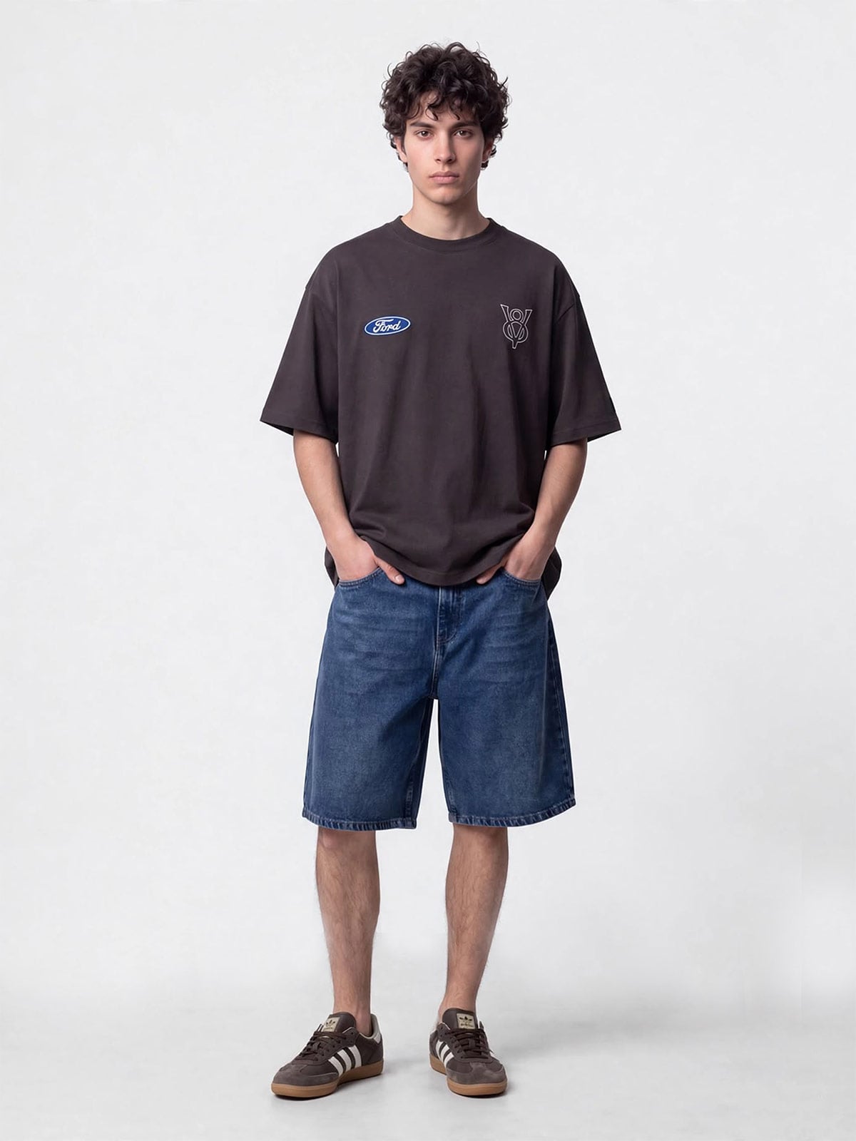 POLO MANGA CORTA ALGODÓN HOMBRE INDEX OVERSIZE FORD - 5