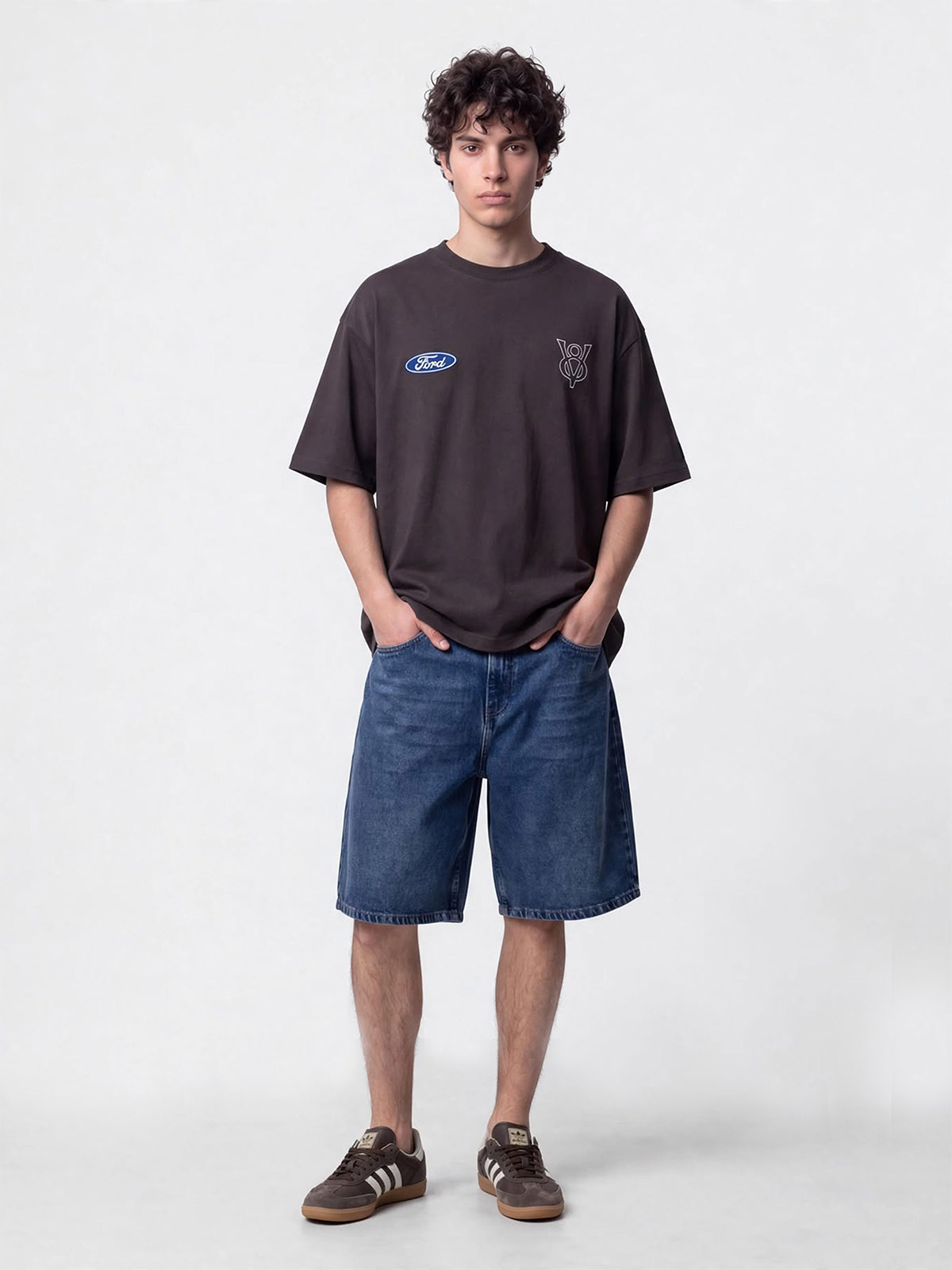 POLO MANGA CORTA ALGODÓN HOMBRE INDEX OVERSIZE FORD - 4