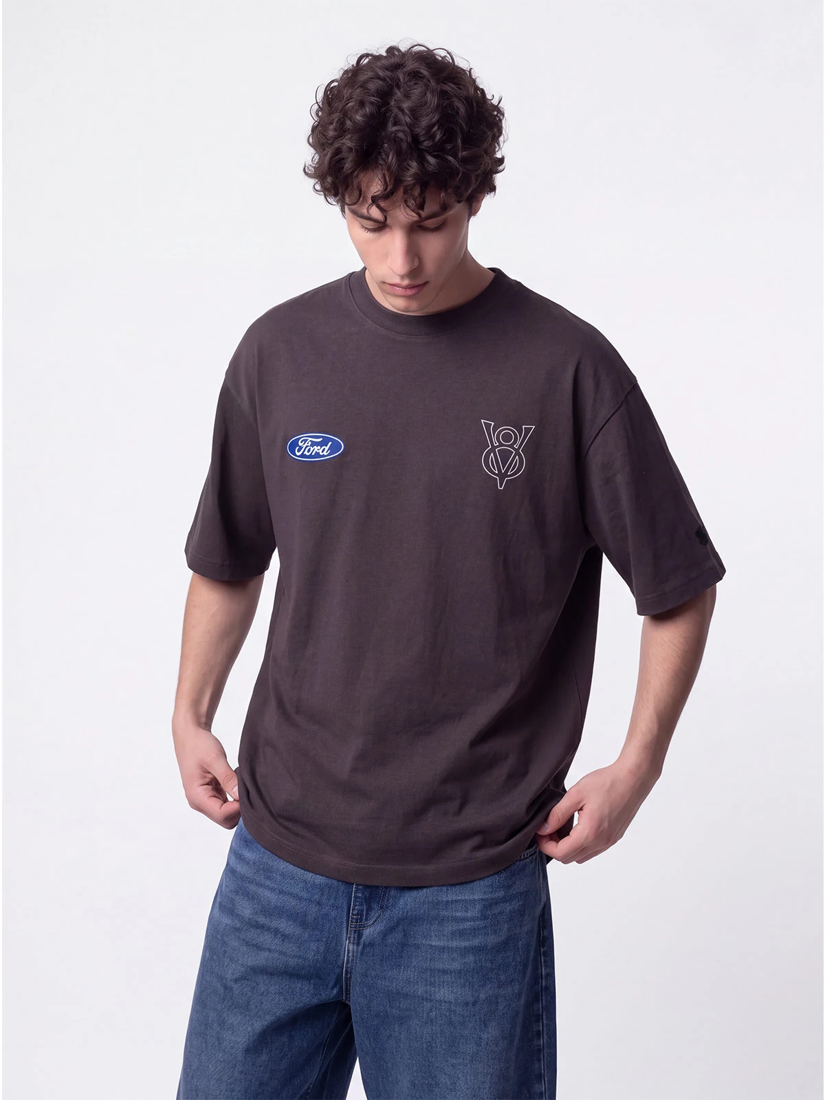 POLO MANGA CORTA ALGODÓN HOMBRE INDEX OVERSIZE FORD - 1