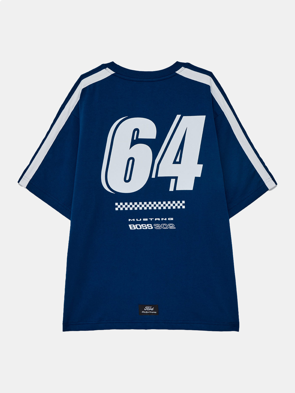 POLO MANGA CORTA ALGODÓN HOMBRE INDEX OVERSIZE FORD AZUL - 2