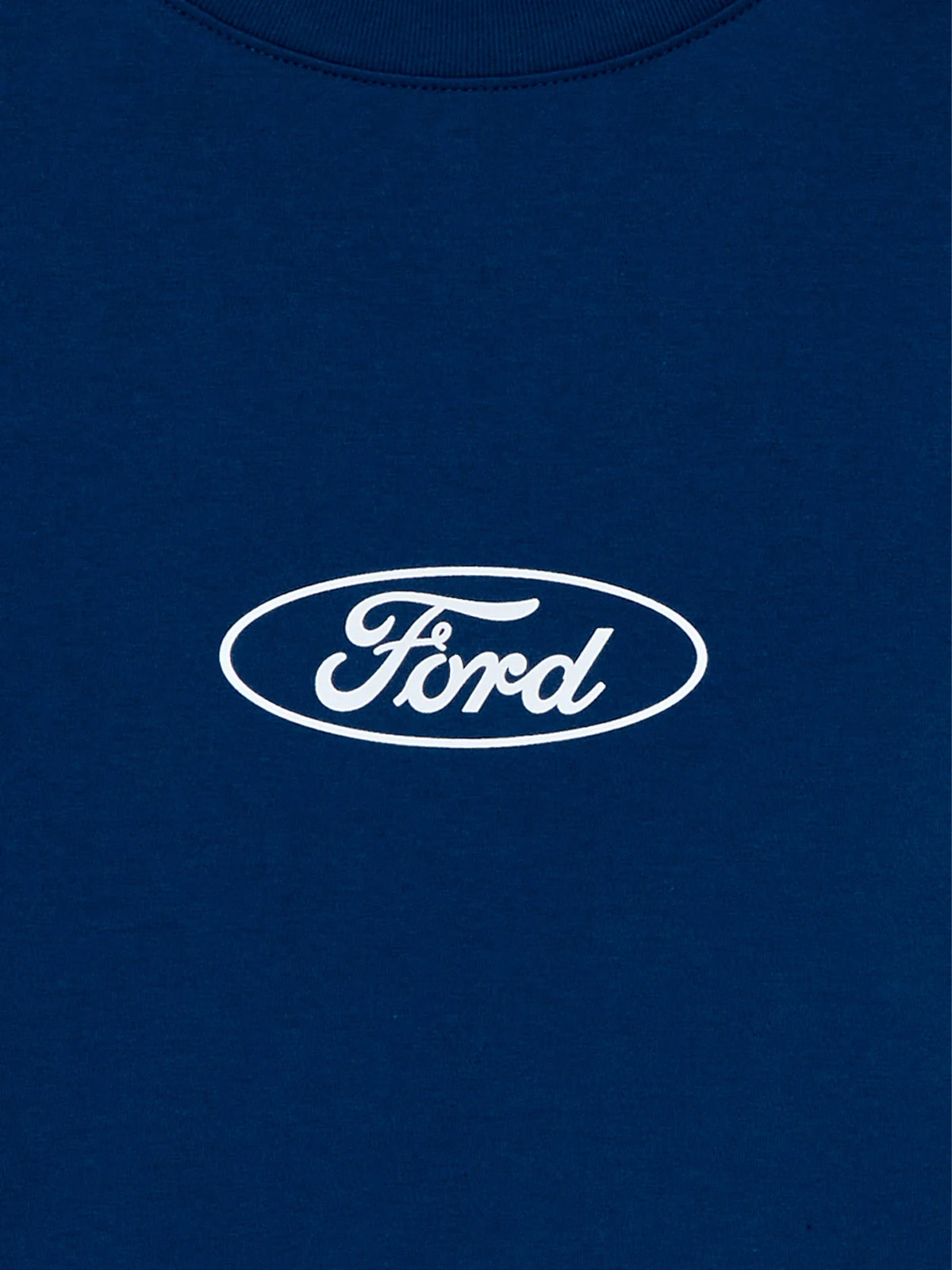 POLO MANGA CORTA ALGODÓN HOMBRE INDEX OVERSIZE FORD AZUL - 3