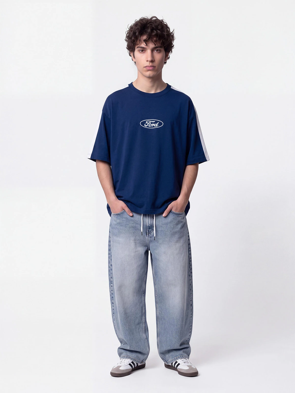 POLO MANGA CORTA ALGODÓN HOMBRE INDEX OVERSIZE FORD - 4