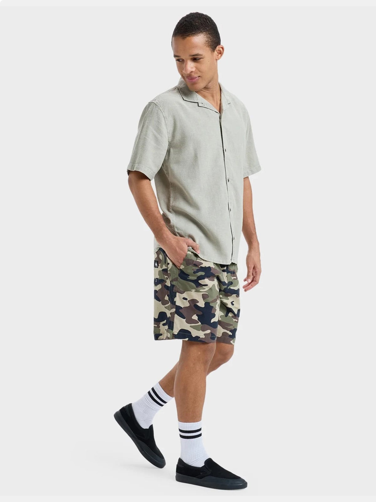 SHORT HOMBRE QUIKSILVER ALGODÓN - 1