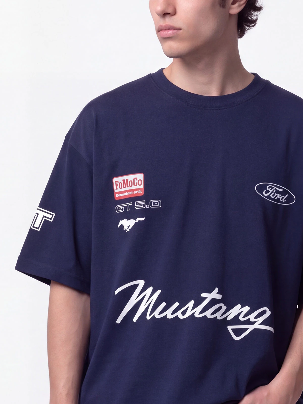 POLO MANGA CORTA ALGODÓN HOMBRE INDEX OVERSIZE MUSTANG - 3