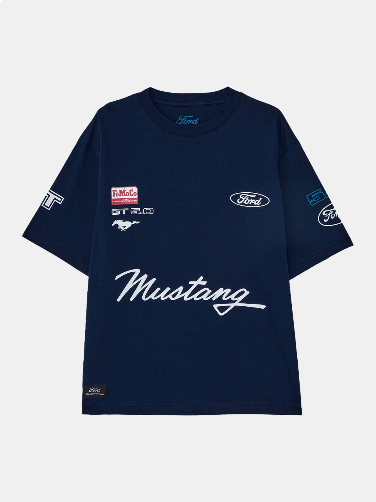 POLO MANGA CORTA ALGODÓN HOMBRE INDEX OVERSIZE MUSTANG - 1