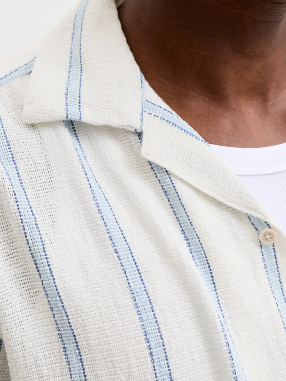 CAMISA MANGA CORTA ALGODÓN HOMBRE JACK & JONES STRIPE - 4