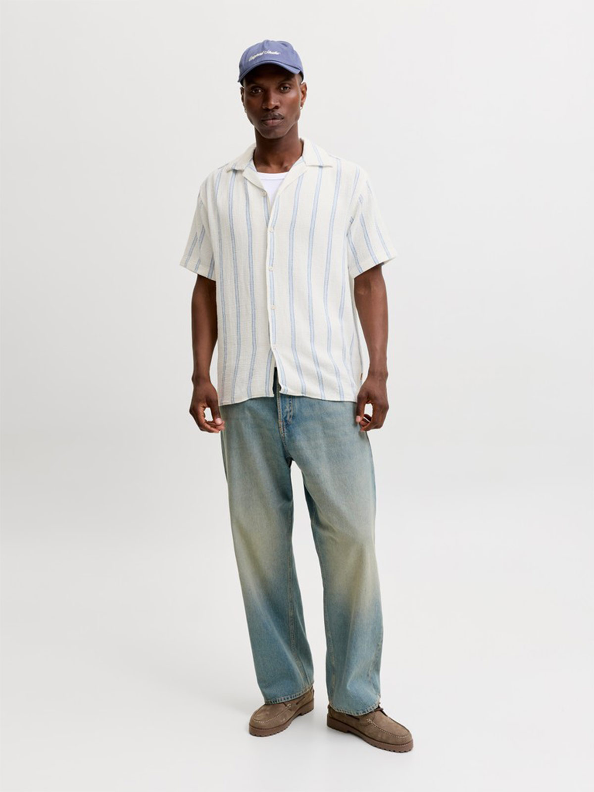 CAMISA MANGA CORTA ALGODÓN HOMBRE JACK & JONES STRIPE - 5