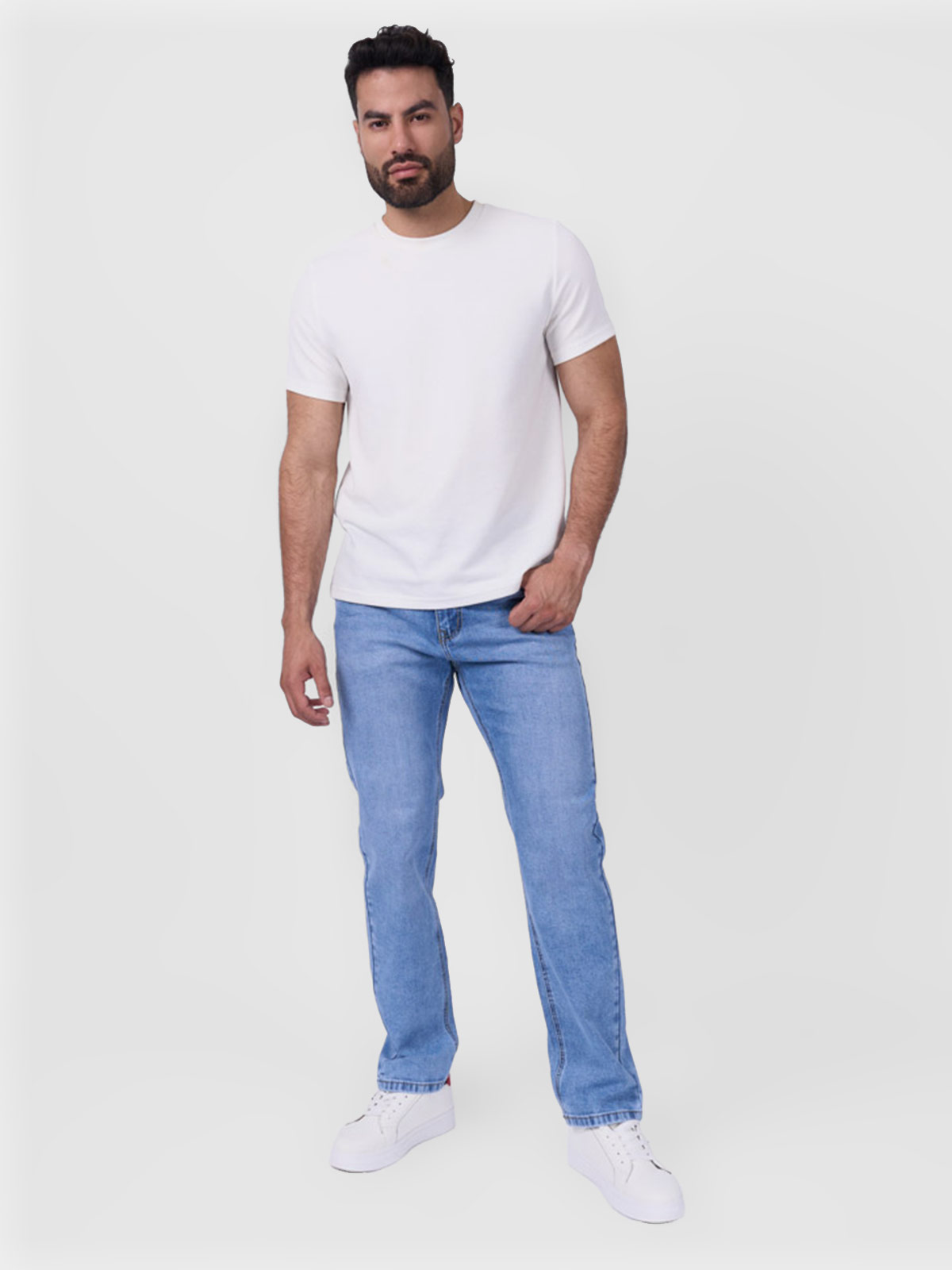 JEAN REGULAR FIT HOMBRE BRONCO ALGODÓN DESMOND - 1