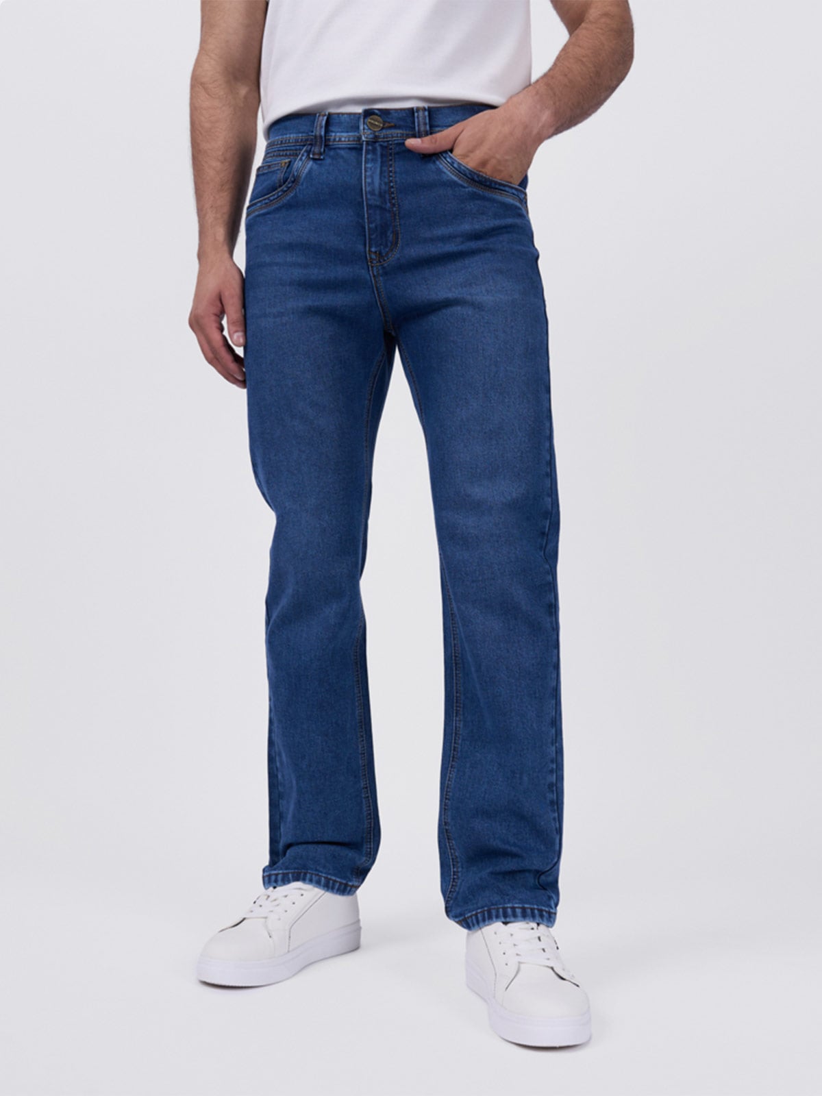 JEAN REGULAR FIT HOMBRE BRONCO ALGODÓN PYETRO - 2