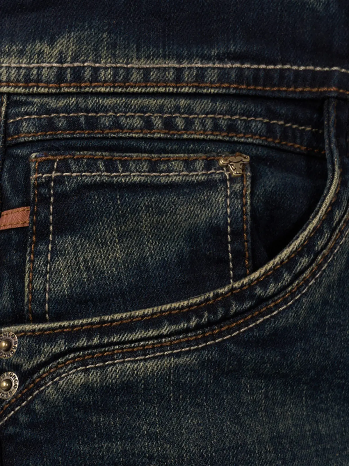 JEAN REGULAR FIT HOMBRE BRONCO ALGODÓN PYETRO - 4