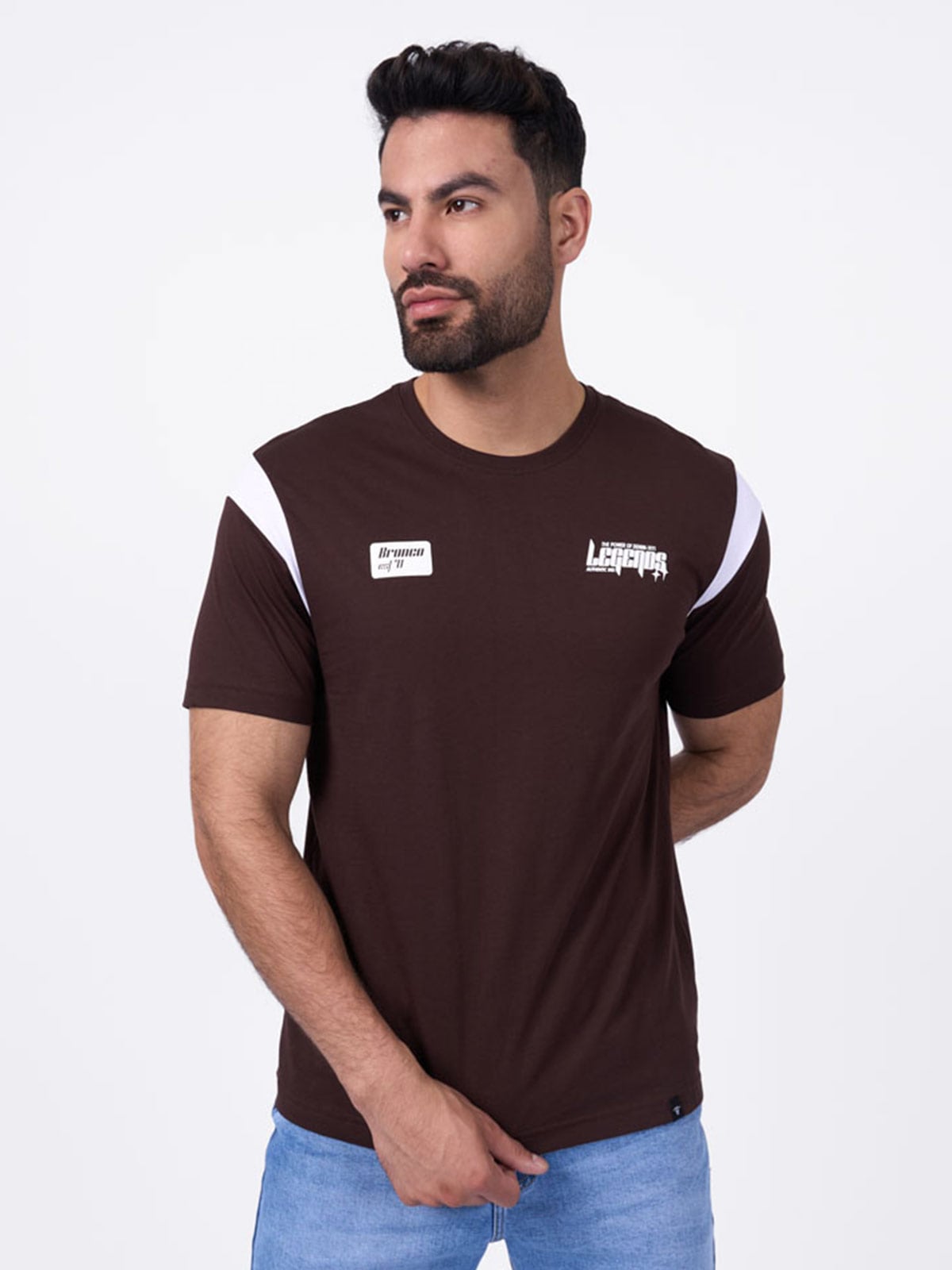 POLO MANGA CORTA HOMBRE BRONCO ALGODÓN LEGENDS - 1
