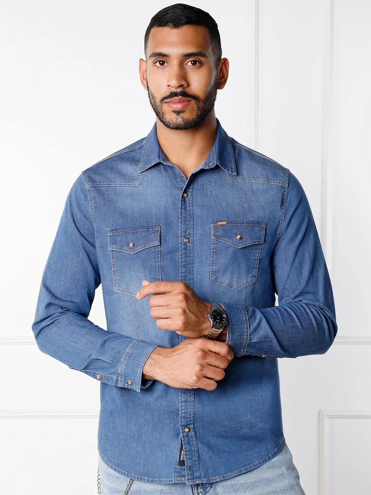 CAMISA MANGA LARGA HOMBRE KANSAS REGULAR FIT - 1