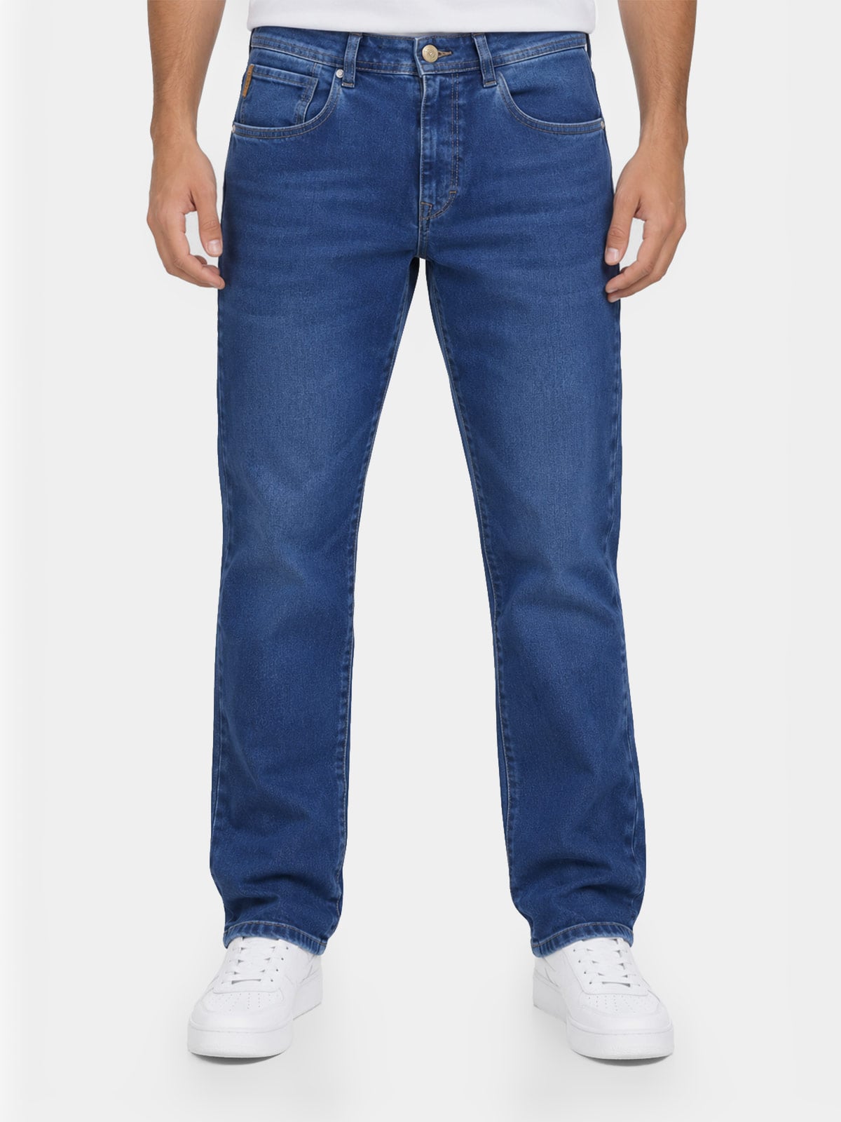 JEANS ALGODÓN REGULAR FIT HOMBRE KANSAS AZUL - 1