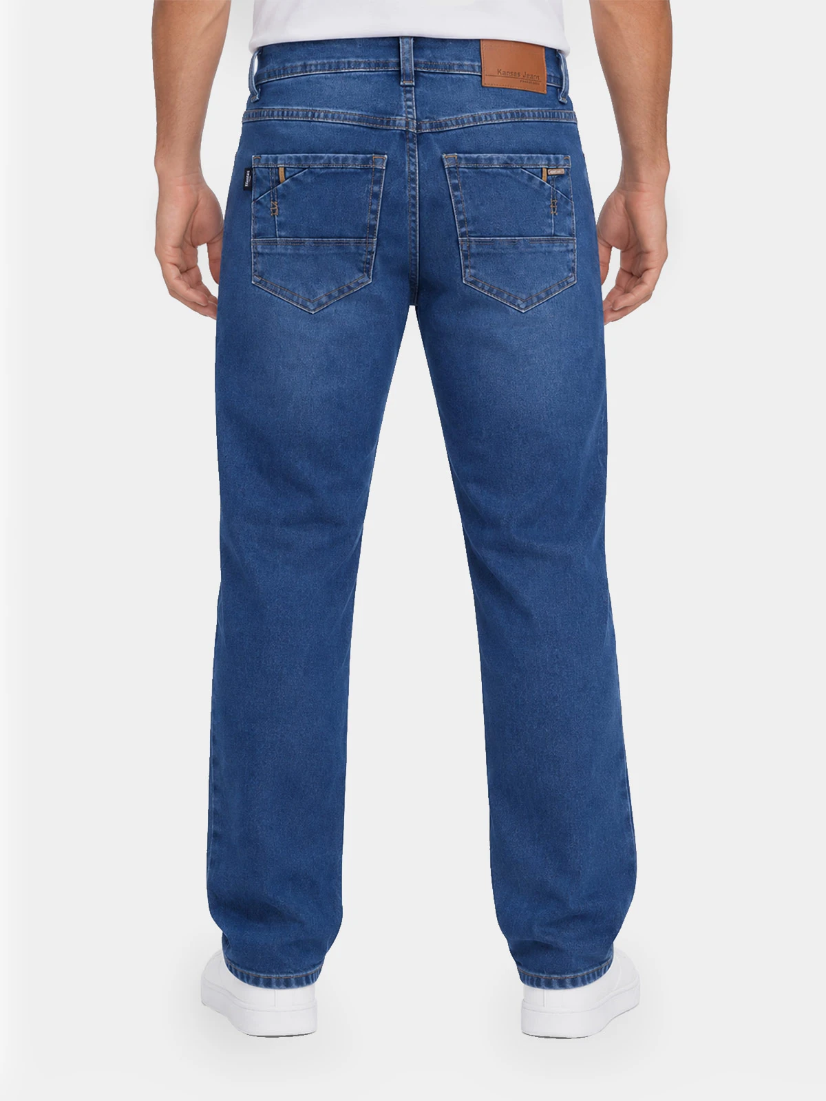 JEANS ALGODÓN REGULAR FIT HOMBRE KANSAS AZUL - 2