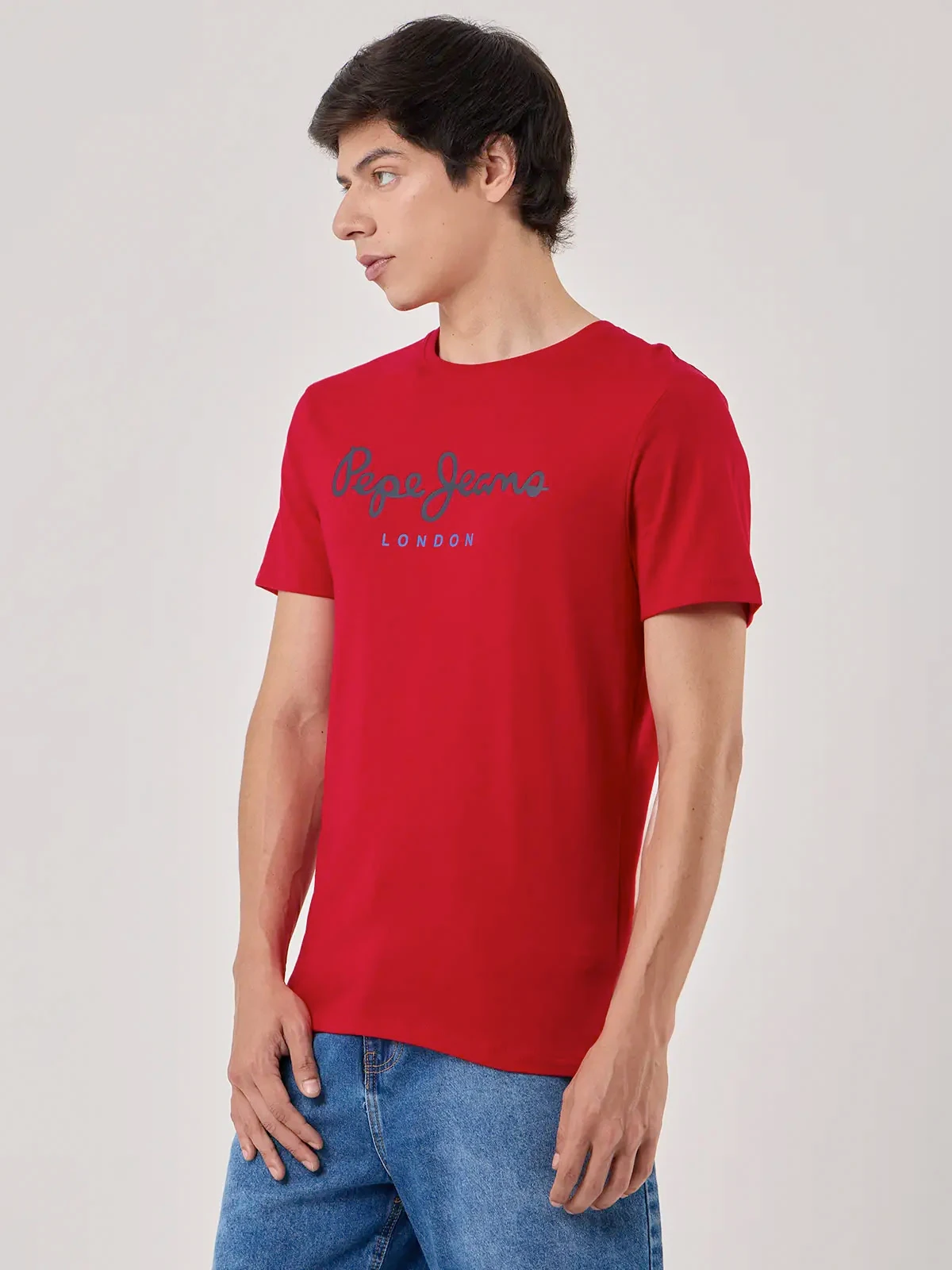 POLO MANGA CORTA ALGODÓN HOMBRE PEPE JEANS ROJO - 2