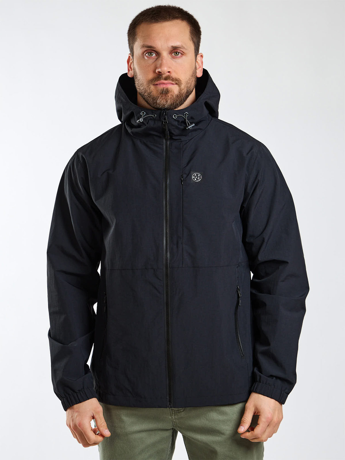 CASACA CORTAVIENTO HOMBRE MAUI AND SONS NEGRO - 1