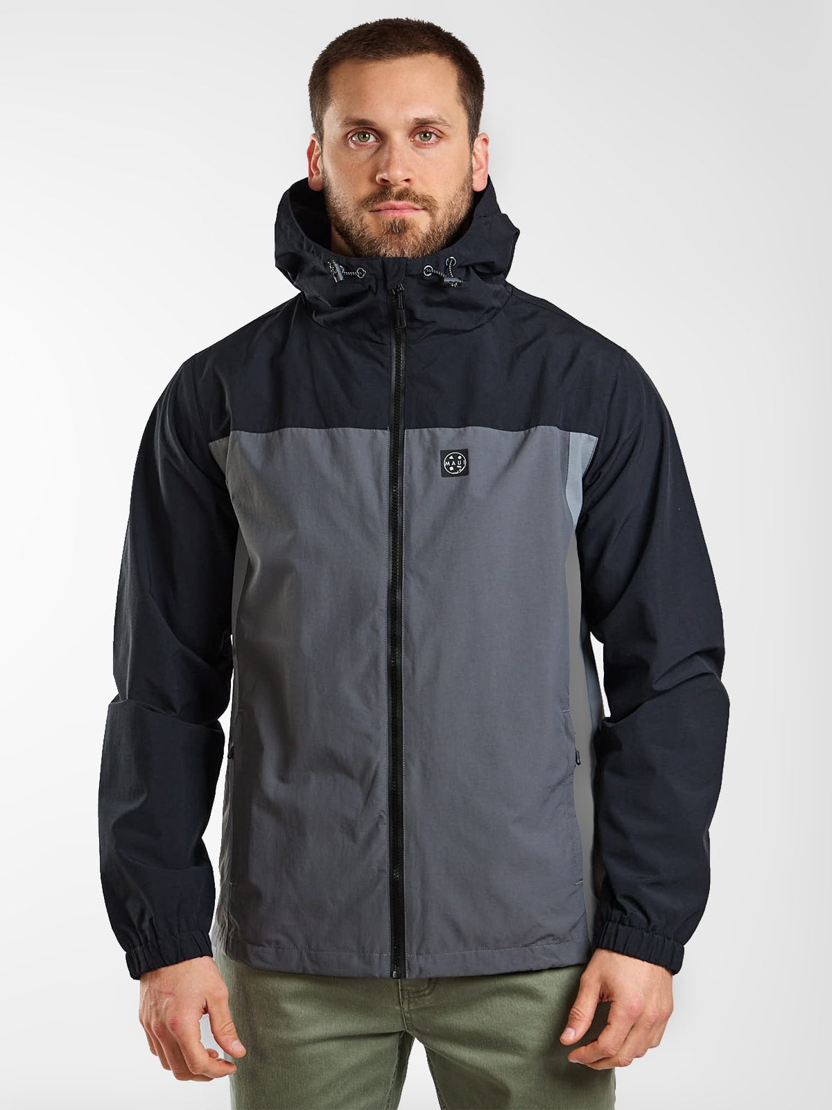 CASACA CORTAVIENTO HOMBRE MAUI AND SONS GRIS - 1