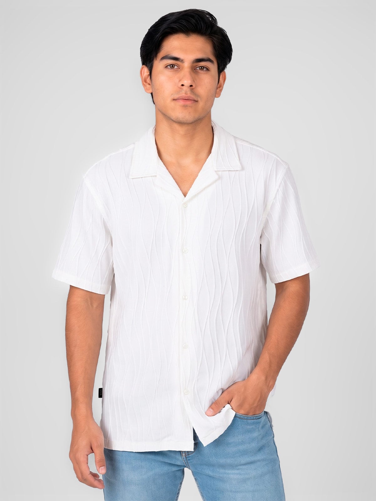 CAMISA MANGA CORTA HOMBRE BLACKOUT HUESO INDIANAPOLIS - 1