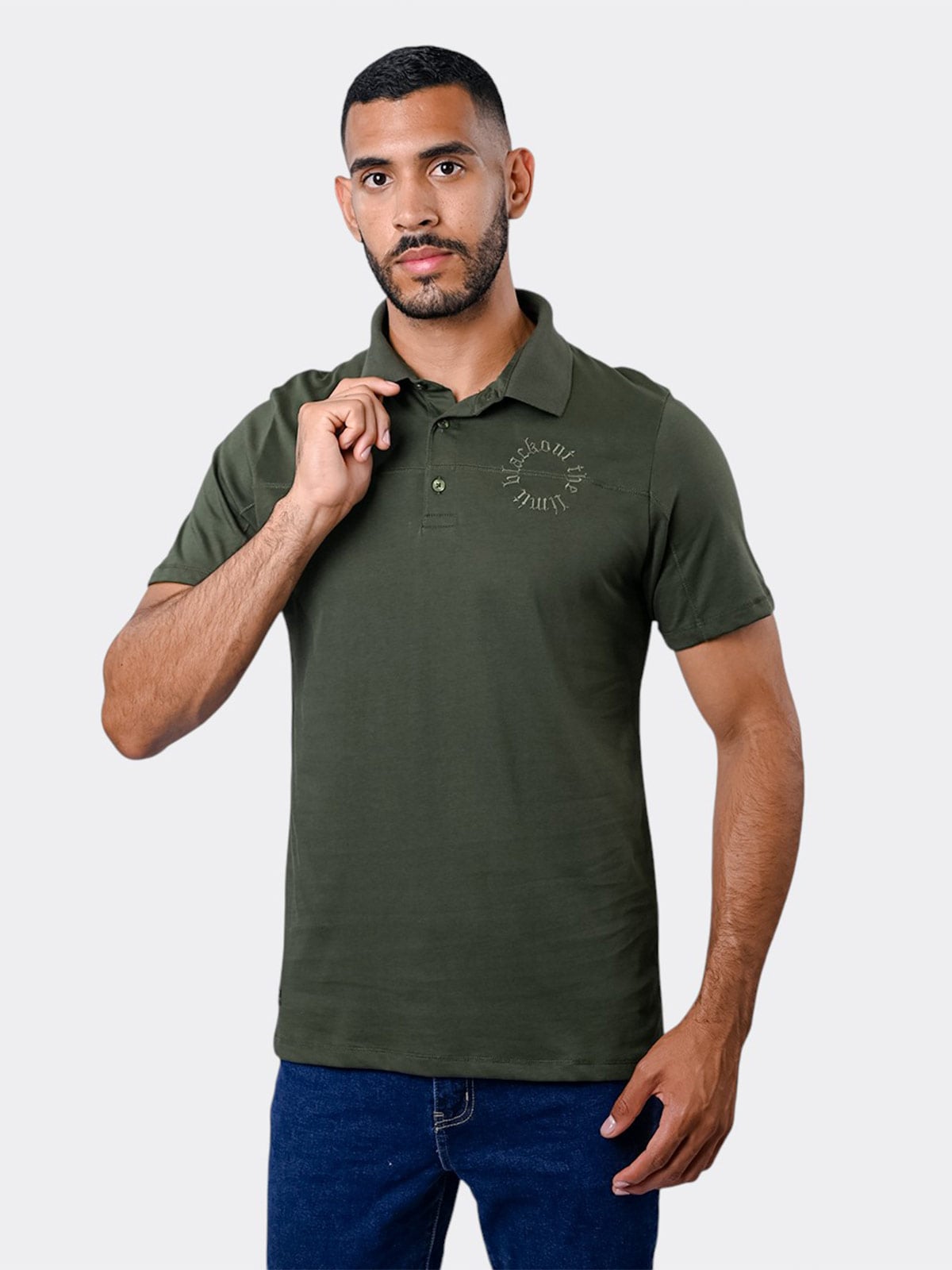 POLO MANGA CORTA HOMBRE BLACKOUT STEVENSON - 1