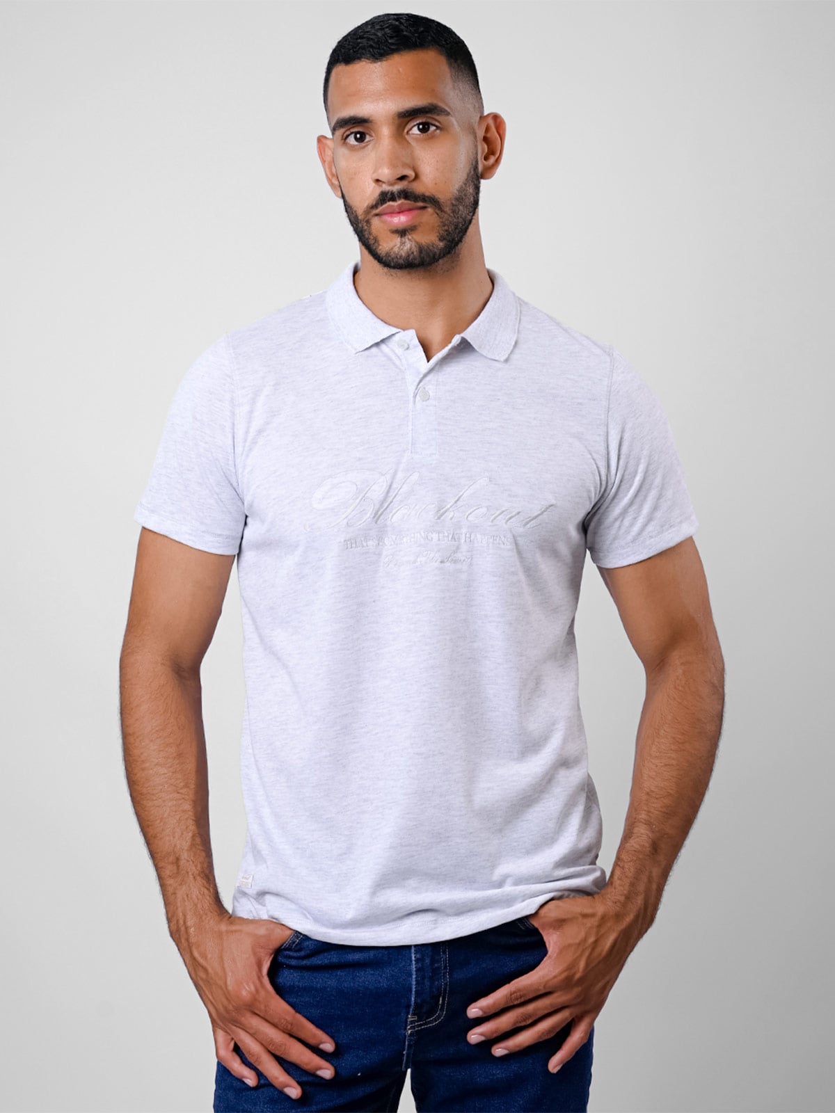 POLO MANGA CORTA HOMBRE BLACKOUT ROMA - 1