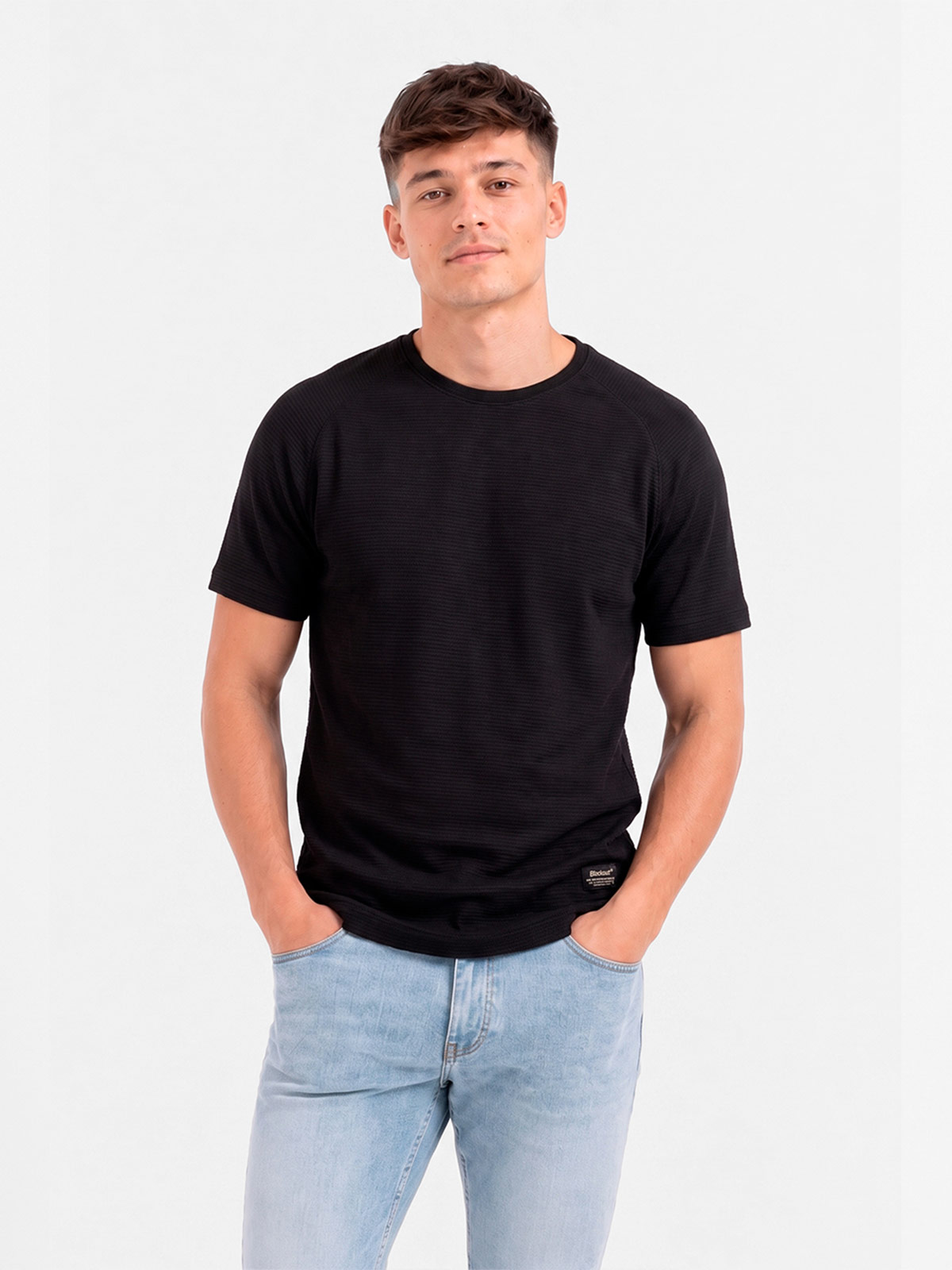 POLO MANGA CORTA HOMBRE BLACKOUT LUXOR - 1