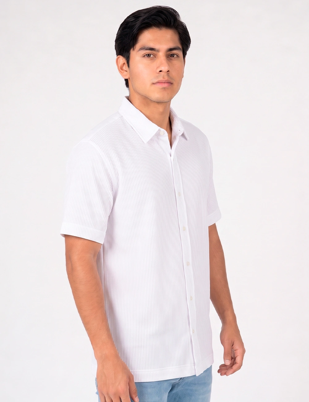 CAMISA MANGA CORTA ALGODÓN HOMBRE WOALLANCE ALEXIS - 3