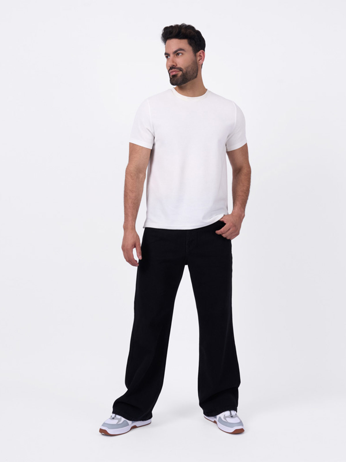 JEANS ALGODÓN FLARE LOOSE HOMBRE BRONCO - 1